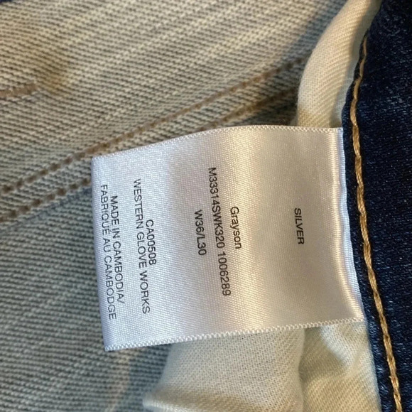 Silver Grayson jeans - Picture 4 of 7